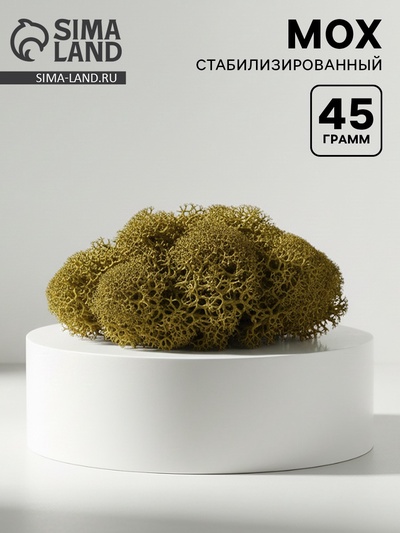 Мох стабилизированный "Крапива" 45 гр (+-5 гр)