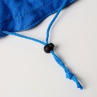Лежанка для животных на стяжке с ушками, цвет синий 30-50 см - Фото 5