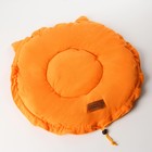 Лежанка для животных на стяжке с ушками, цвет оранжевый 30-50 см - фото 6473270