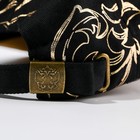 Кепка мужская «ЛЕВ», цвет чёрный, р-р 56 - фото 21368261