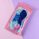 Маска для сна Fashion, 19.2×9.4 см, голубая - Фото 3