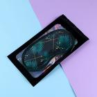 Маска для сна «Тропики», 19.5×8.5 см, чёрная - Фото 3