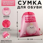 Сумка для обуви «Круг - моя идеальная форма», 41х30 см 6970954 - фото 9399963