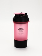 Шейкер спортивный для коктейлей и протеина «Я могу не пить», чёрно-розовый, с чашей, 500 мл - Фото 2