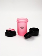 Шейкер спортивный для коктейлей и протеина «Я могу не пить», чёрно-розовый, с чашей, 500 мл - Фото 4