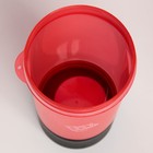 Шейкер спортивный «Грех», красно-чёрный, с чашей под протеин 500 мл - фото 4334277