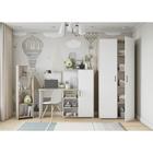 Стол компьютерный со шкафом «Лайт», 1420×356×1282 мм, цвет белый/дуб сонома - Фото 3