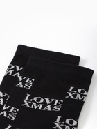 Набор новогодний подарочный KAFTAN Merry Christmas, носки размер 36-39 (23-25 см), маска для сна, открытка 2 шт. - фото 119046290