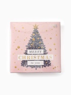 Набор новогодний подарочный KAFTAN Merry Christmas, носки размер 36-39 (23-25 см), маска для сна, открытка 2 шт. - фото 119046293