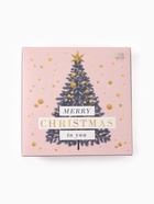 Набор новогодний подарочный KAFTAN Merry Christmas, носки размер 36-39 (23-25 см), маска для сна, открытка 2 шт. 7334755