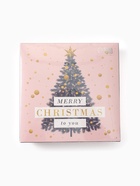 Набор новогодний подарочный KAFTAN Merry Christmas, носки размер 36-39 (23-25 см), маска для сна, открытка 2 шт. 7334755