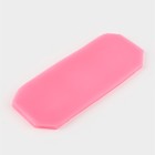 Молд для заливки новогодний «Снежинки», силикон, 17.5×6.8×0.5 см, розовый - Фото 3