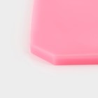 Силиконовый молд «Снежинки», 17,5×6,8×0,5 см, цвет розовый - Фото 5