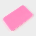 Силиконовый молд «Снегопад», 11×6,8×0,6 см, цвет розовый - Фото 3