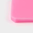 Молд «Снегопад», силикон, 11×6,8×0,6 см, цвет розовый - фото 4334328
