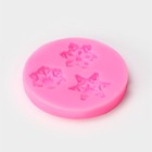 Силиконовый молд «Метелица», 5,5×5,5×0,8 см, цвет розовый - Фото 2
