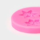 Силиконовый молд «Метелица», 5,5×5,5×0,8 см, цвет розовый - Фото 4