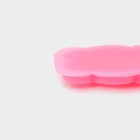 Молд для заливки «Орешки», силикон, 6 ячеек, 9×6.5×1.5 см, розовый - Фото 6
