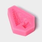 Силиконовый молд «Ёлки-иголки», 7×5,5×1,8 см, цвет розовый - Фото 2