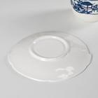 Чайная пара фарфоровая «Дабл», 2 предмета: чашка 240 мл, блюдце d=13,5 см - Фото 4