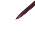Ручка шариковая автоматическая, 0.5 мм, стержень синий, коричневый корпус - Фото 3