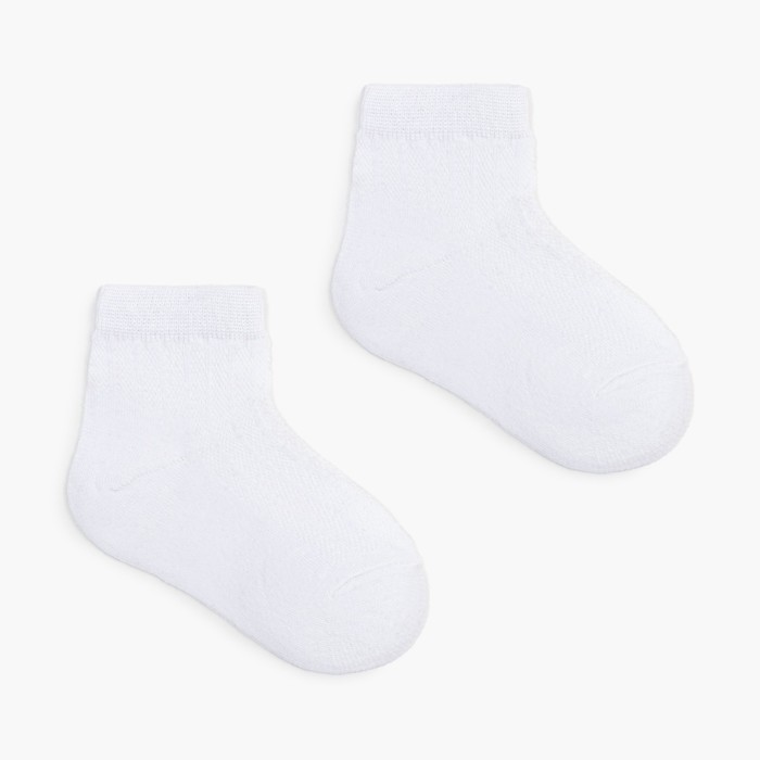 Носки детские, цвет белый, размер 30-32 (20 см) - Фото 1