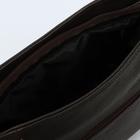 Сумка-тоут на молнии, цвет коричневый - фото 21368981