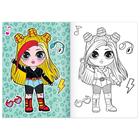 Раскраска «WOW Girls. Модный показ», формат А5, 12 стр. - Фото 2