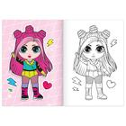 Раскраска «WOW Girls. Крутой стиль», формат А5, 12 стр. - Фото 2