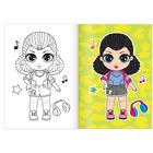 Раскраска «WOW Girls. Крутой стиль», формат А5, 12 стр. - Фото 3