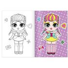 Раскраска «WOW Girls. Модницы», формат А5, 12 стр. - Фото 3