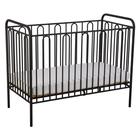 Кровать детская Polini kids Vintage 110 металлическая, чёрная, матовая - Фото 1