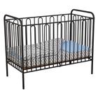 Кровать детская Polini kids Vintage 110 металлическая, чёрная, матовая - Фото 3