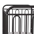 Кровать детская Polini kids Vintage 110 металлическая, чёрная, матовая - Фото 7