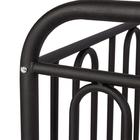 Кровать детская Polini kids Vintage 110 металлическая, чёрная, матовая - Фото 8