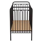 Кровать детская Polini kids Vintage 110 металлическая, чёрная, матовая - Фото 9