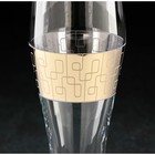 Стакан для пива «Геометрия», 300 мл, с гравировкой и напылением, цвет напыления золотой - Фото 2