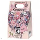 Набор Compliment Beauty box «Розовый фламинго»: пена для ванны, 80 мл + желе для умывания, 80 мл + лосьон для тела, 80 мл - Фото 7