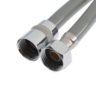 Душевой шланг ZEIN Z08SH, 150 см, антиперекручивание, латунные гайки, темно-серый, Имп/Имп - Фото 4