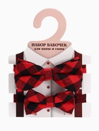 Галстук - бабочка для мальчика и папы «Новогодние стиляги», Крошка Я - Фото 8