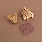 Застёжка для сумки, 4×4.2 см, цвет золотой - Фото 3