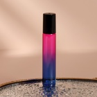 Флакон стеклянный для парфюма «Градиент», с металлическим роликом, 10 мл, цвет МИКС - Фото 3