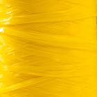 Пряжа "Для вязания мочалок" 100% полипропилен 400м/100±10 гр в форме цилиндра (желтый) - Фото 3