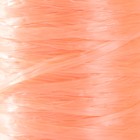 Пряжа "Для вязания мочалок" 100% полипропилен 400м/100±10 гр в форме цилиндра (абрикос) - Фото 3