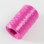 Пряжа "Для вязания мочалок" 100% полипропилен 400м/100±10 гр в форме цилиндра (пион) - Фото 2