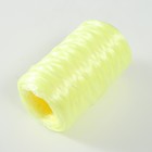 Пряжа "Для вязания мочалок" 100% полипропилен 400м/100±10 гр в форме цилиндра (Лимон) - Фото 3