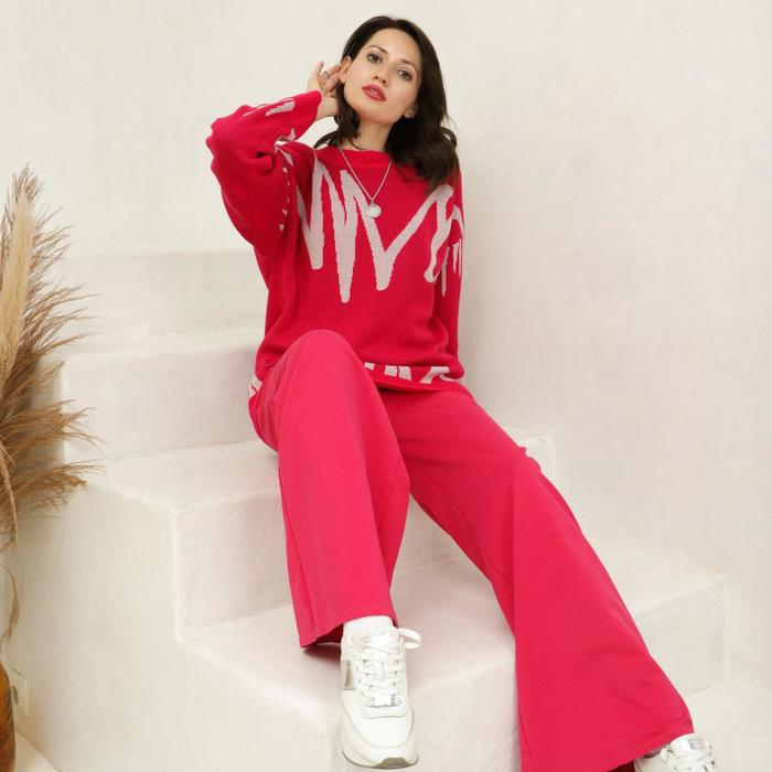 Джемпер женский SL, 46-48, фуксия 51169