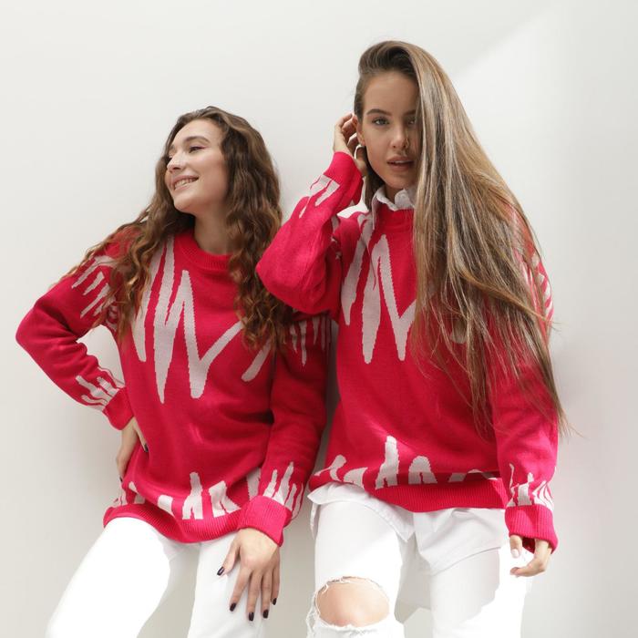 Джемпер женский SL, 46-48, фуксия 51169