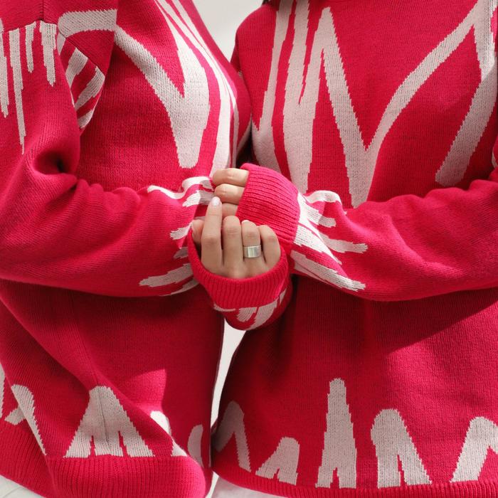 Джемпер женский SL, 46-48, фуксия 51169