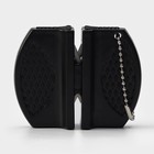 Заточка для ножей Доляна, 7.5×6×2.5 см, с 2 отделениями для стальных и керамических ножей, МИКС - Фото 3